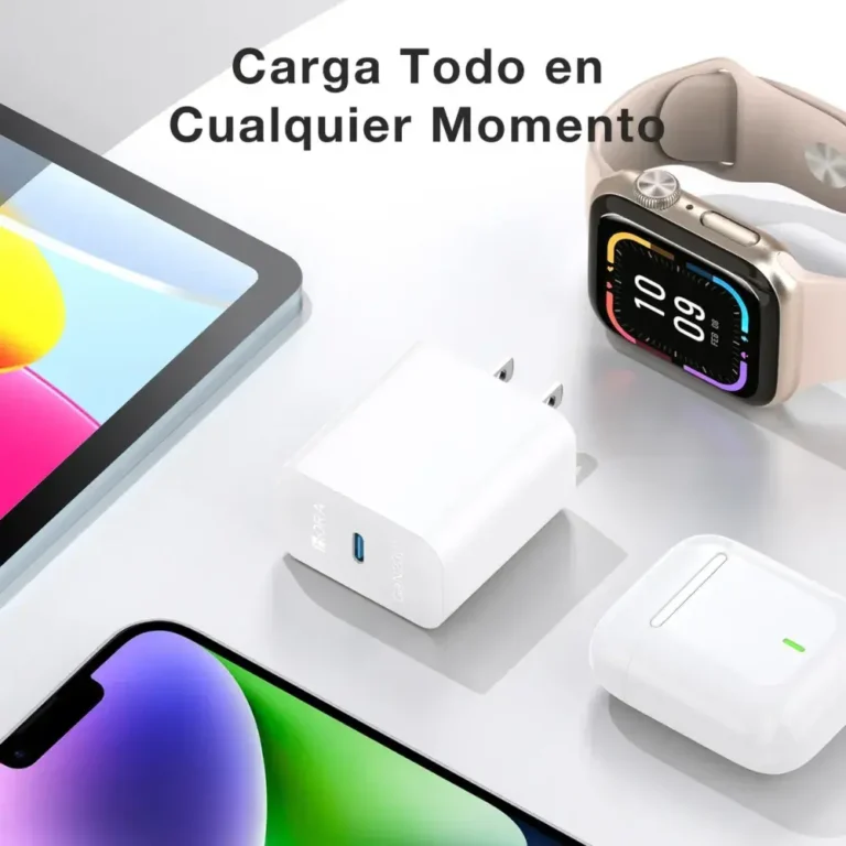 Cargador USB C Turbo 3A 20W | Carga Rápida