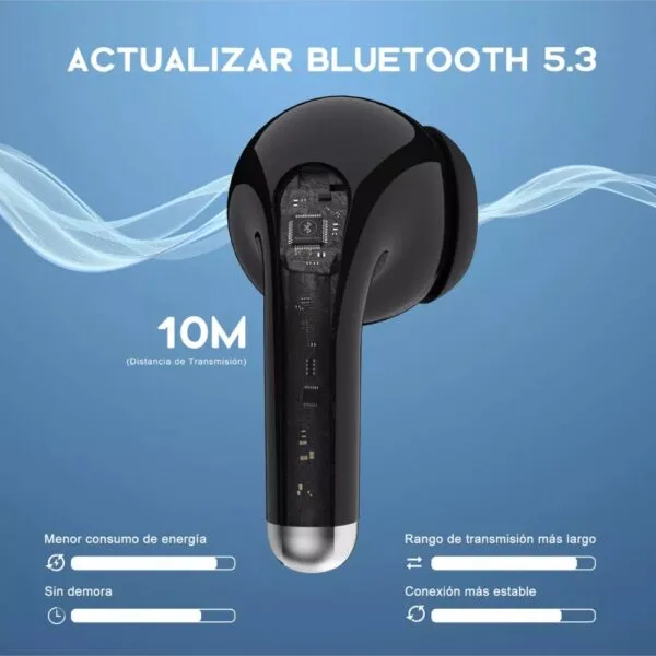 Audífonos In-ear Inalámbricos | Audifonos Inalámbricos con Micrófono Bluetooth 5.3 - Imagen 4