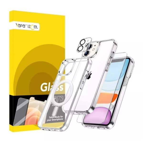 Kit Funda Para iPhone Magsafe + Mica Pantalla