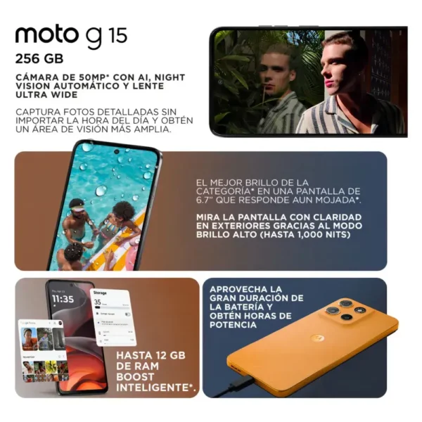 Motorola Moto G15 256gb 4gb-3 Motorola Moto G15 256gb